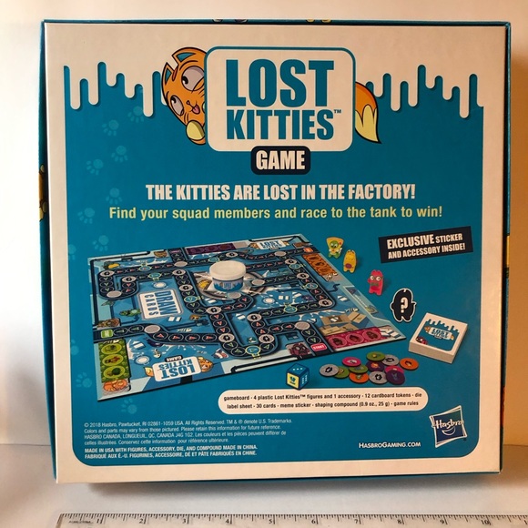 Lost Kitties Board Game Bonus 4 Exclusive Figures Ages 5+ 2-4 Players by Hasbro - Picture 2 of 11